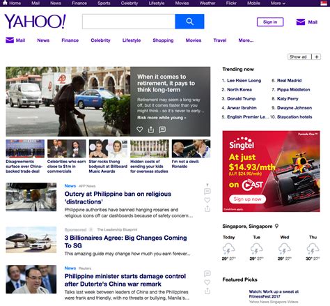 Yahoo Singapore 